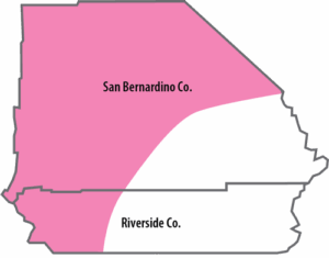Region4 Map are of Region 4 including Western Riverside County and northern & southwestern San Bernardino County