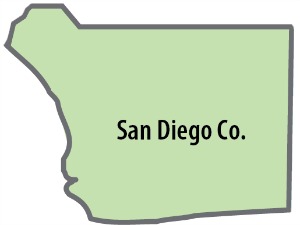 Region8 Map are of Region 8 including San Diego County