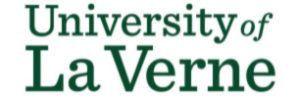 The University of La Verne is a private not-for-profit university located in La Verne, California, United States, about 35 miles east of Los Angeles.